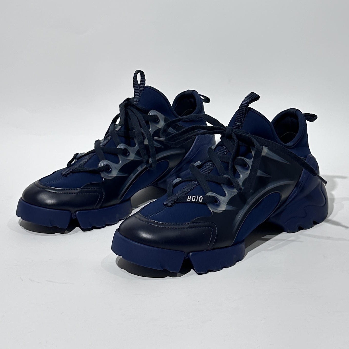 99新 DIOR/迪奥 38.5码 靛蓝色时尚老爹鞋/ML80063