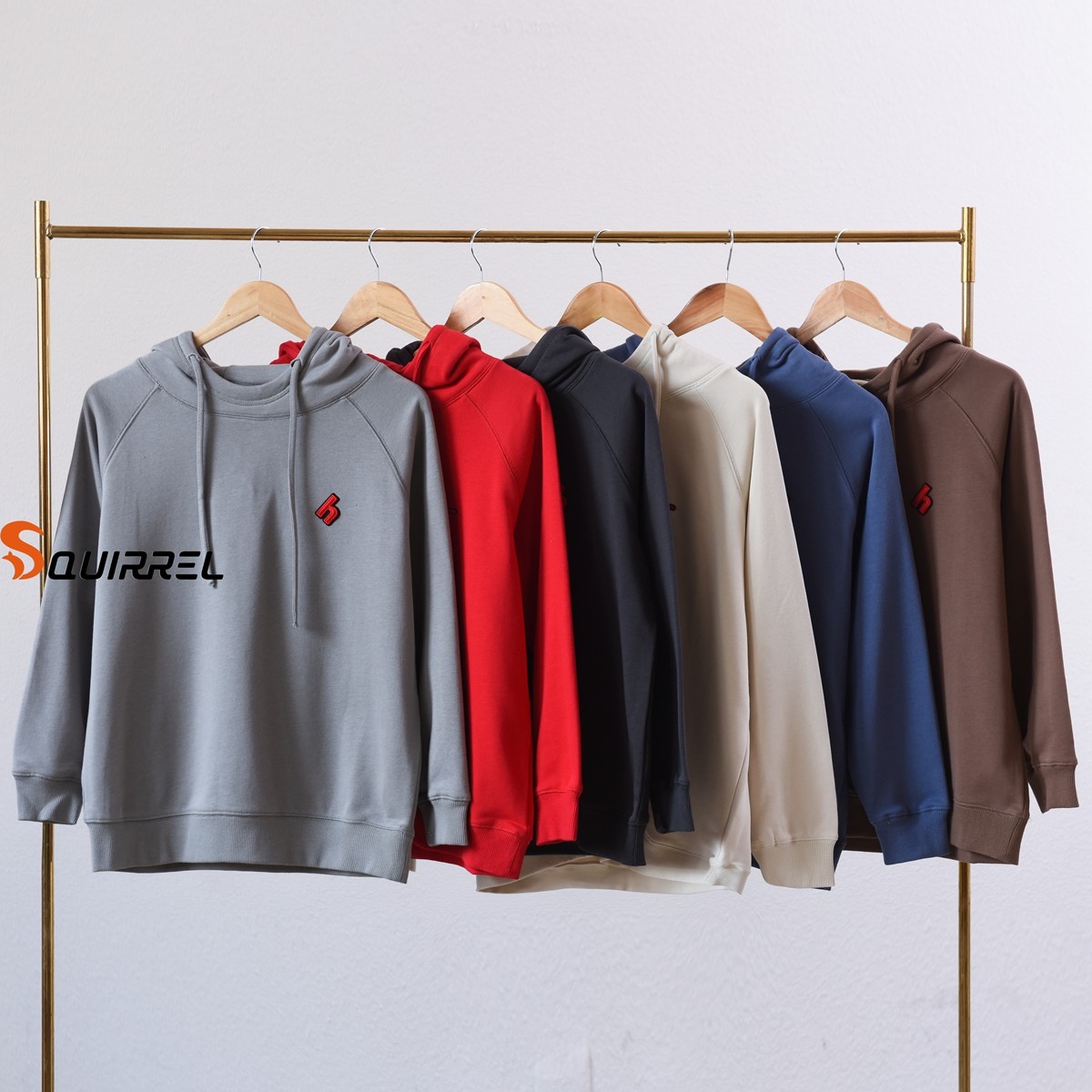 H22S01-1R1  早秋新款韩版定制面料连帽减龄 显瘦 百搭宽松上衣