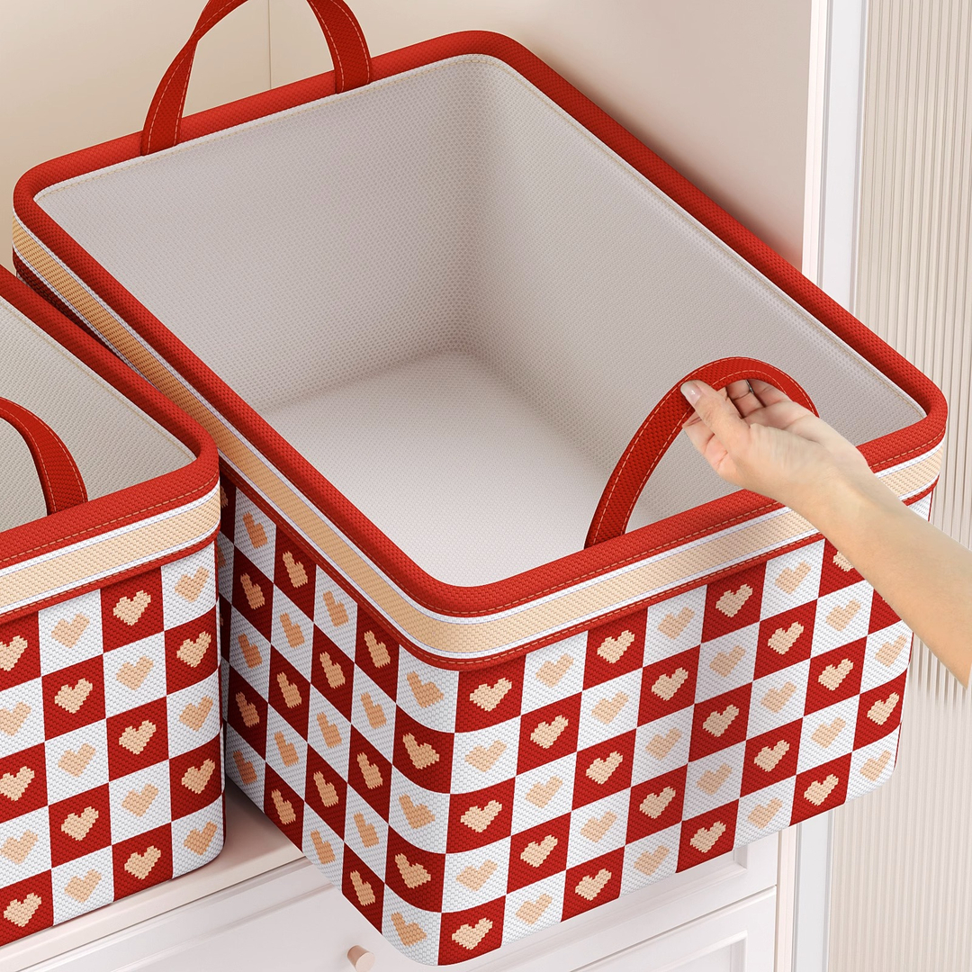 布艺收纳箱家用衣服裤子整理筐衣柜分隔牛津布抽屉式储物神器折叠