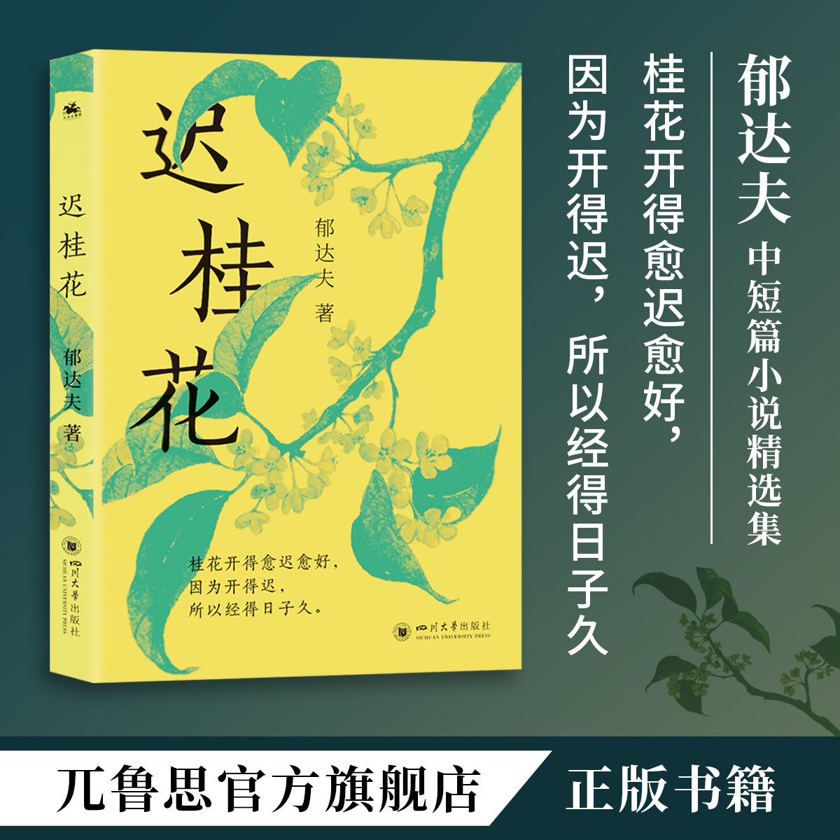 迟桂花郁达夫著创造出一派澄澈明净的内心世界经典文学小说集正版