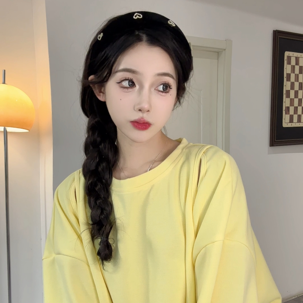 【星沉~橘里专属】发箍假发一体式半头套水波纹大波浪气质百搭假发
