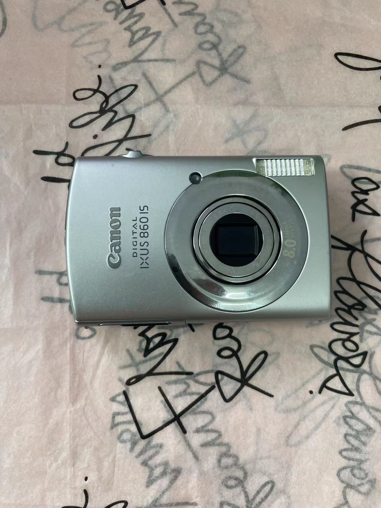 掌柜的ixus860银色便携式卡片机（原盒）