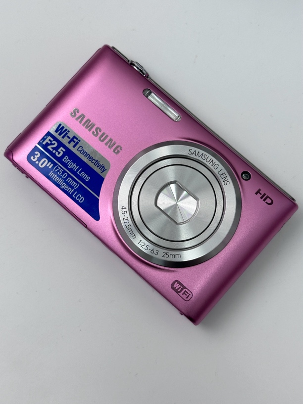 95新 Samsung/三星 ST150f『稀有粉色』带wifi美颜冷白皮奶油肌仅1