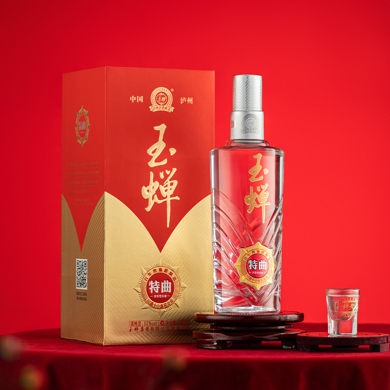 玉蝉特曲酒玉蝉集团有限公司出品单瓶装浓香型500ml/瓶500ml/瓶