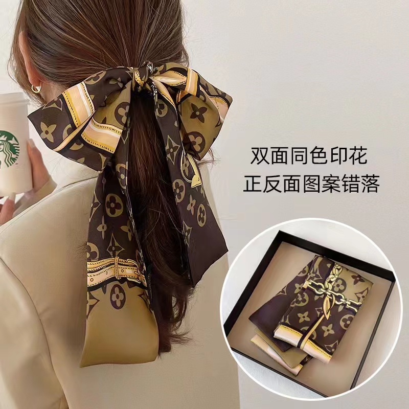 全新未使用  老花丝巾多色/时尚diy