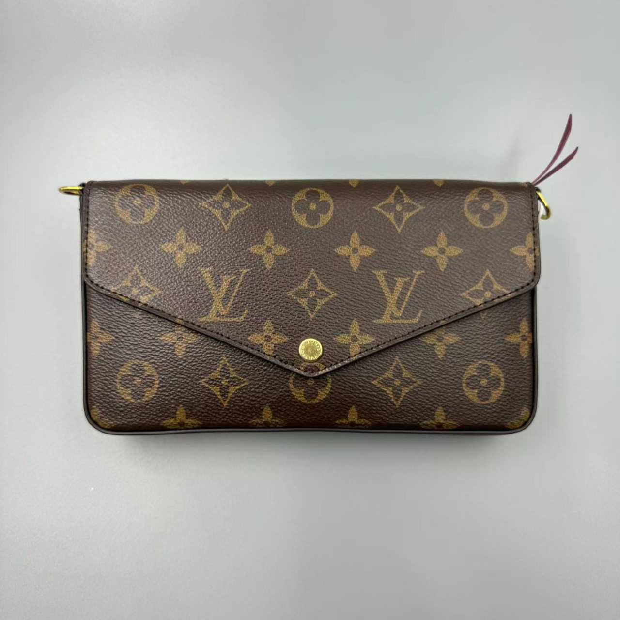 99新 LouisVuitton/路易威登 灵灵子/LV老花链条包/单肩包