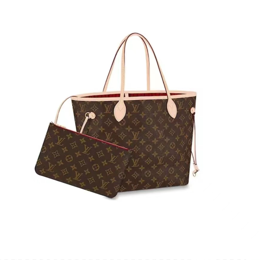 全新未使用 LouisVuitton/路易威登 灵灵子/LV/NF红内芯片/手提包