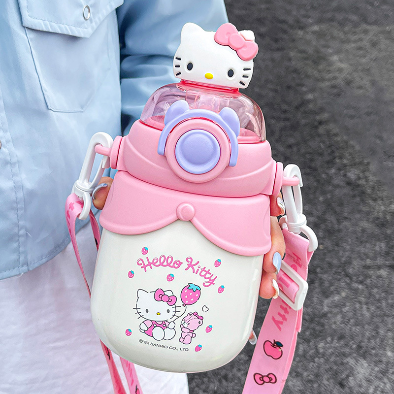 529-hellokitty保温杯大肚水杯