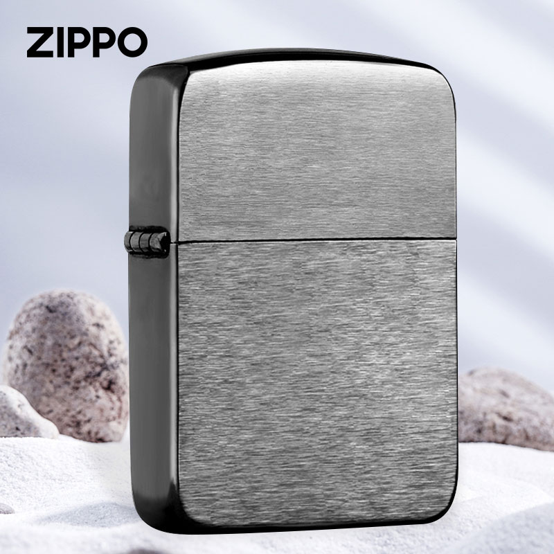 ZIPPO1941拉丝黑冰光板防风男士女士精品 正品火机【玖佰度优选】FK