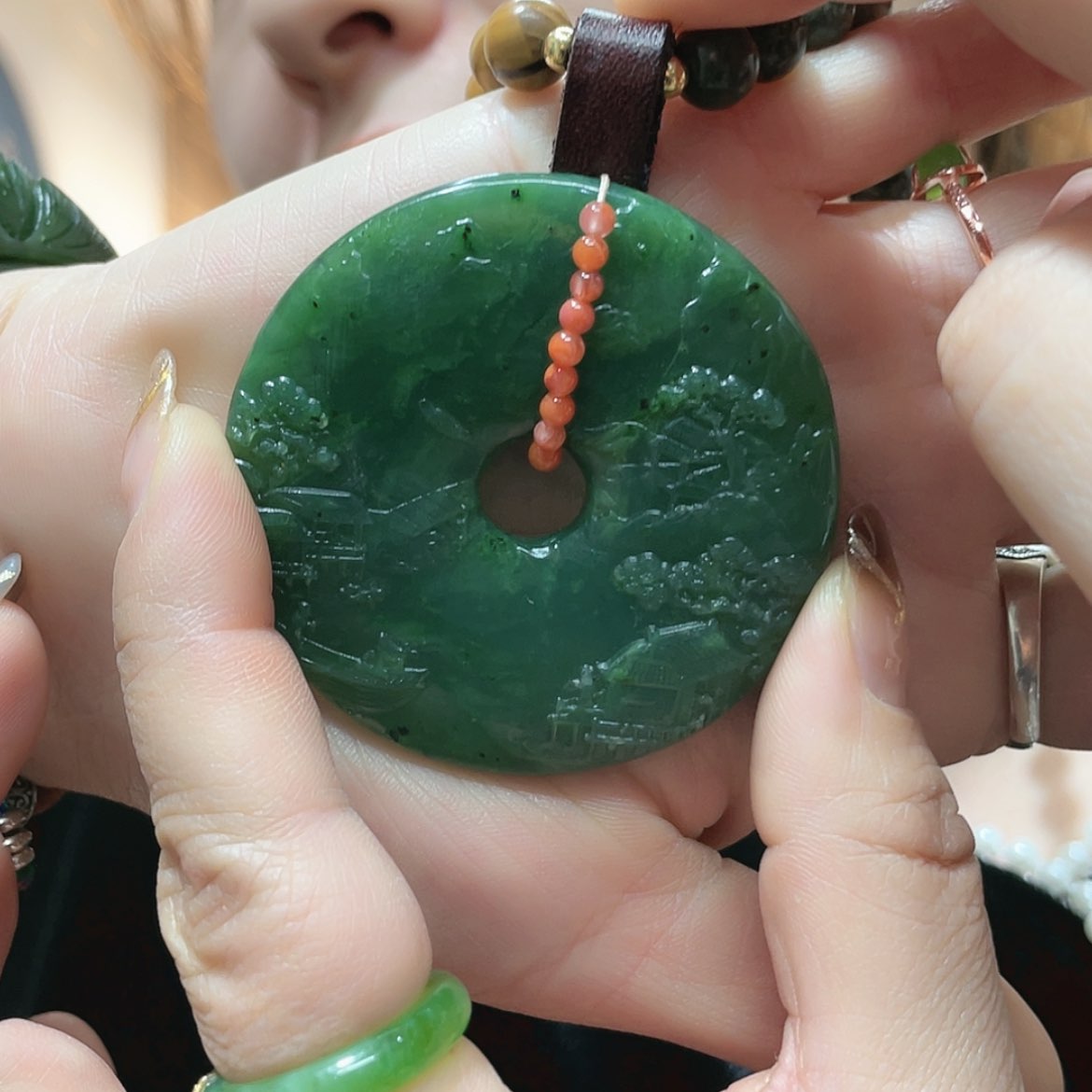 【闪购商品】和田玉（糖玉）颈饰未镶嵌