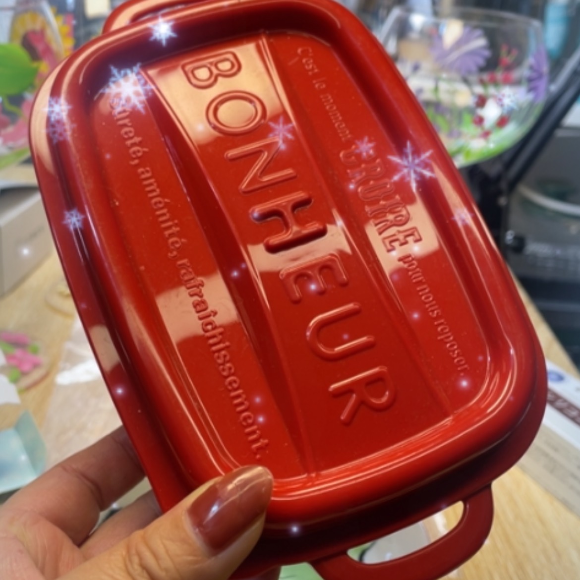 【闪购商品】紫砂瓷片便当盒