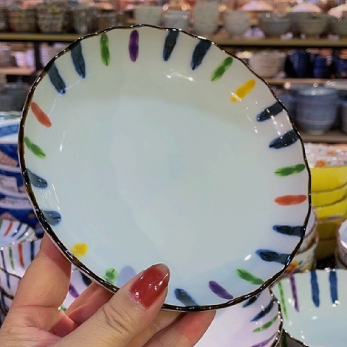 【闪购商品】陶瓷瓷片16.5碟818