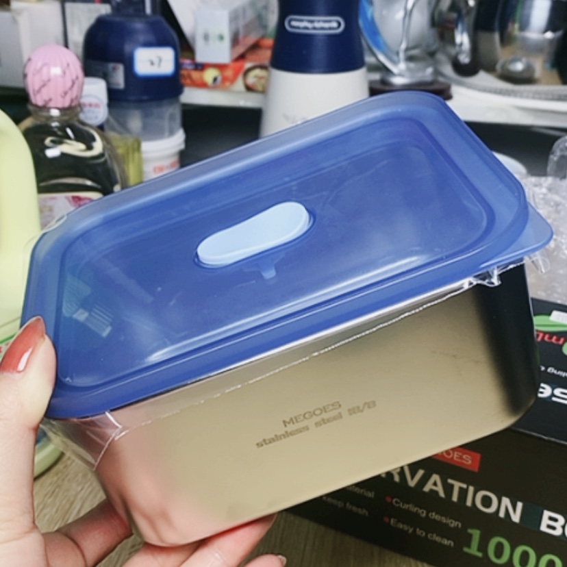 【闪购商品】密胺瓷片1000毫升便当盒