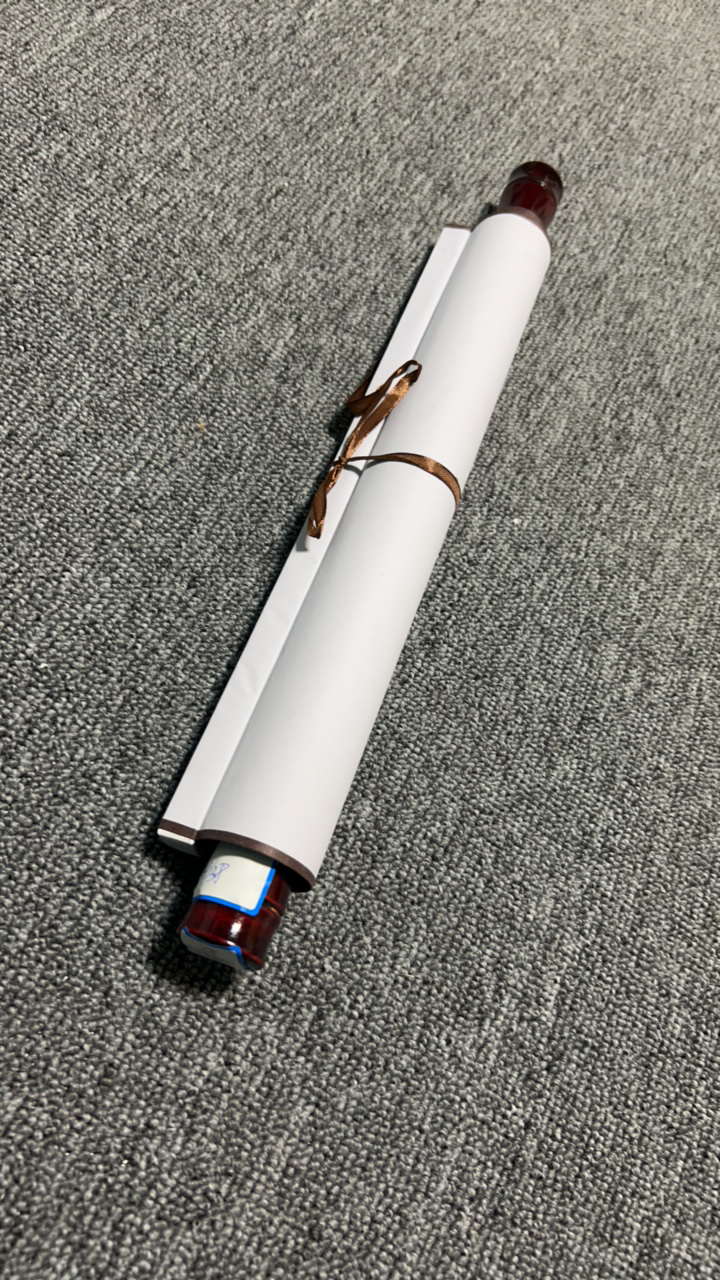 H138竹子精品竖轴画