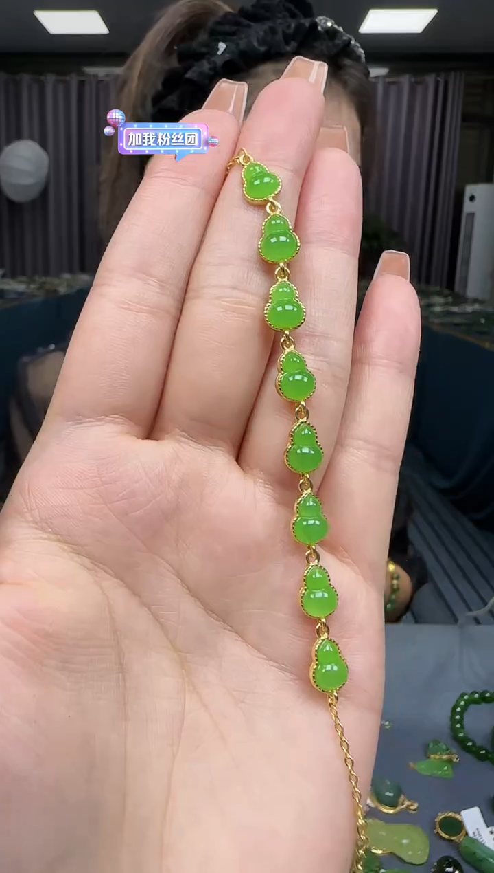 【闪购商品】和田玉手链银S925镶嵌1