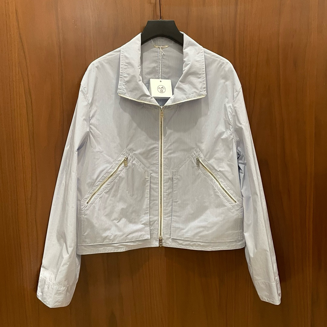 全新未使用 Hermes/爱马仕 直筒夹克外套 236