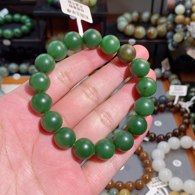 【闪购商品】和田玉手串未镶嵌快***酒T