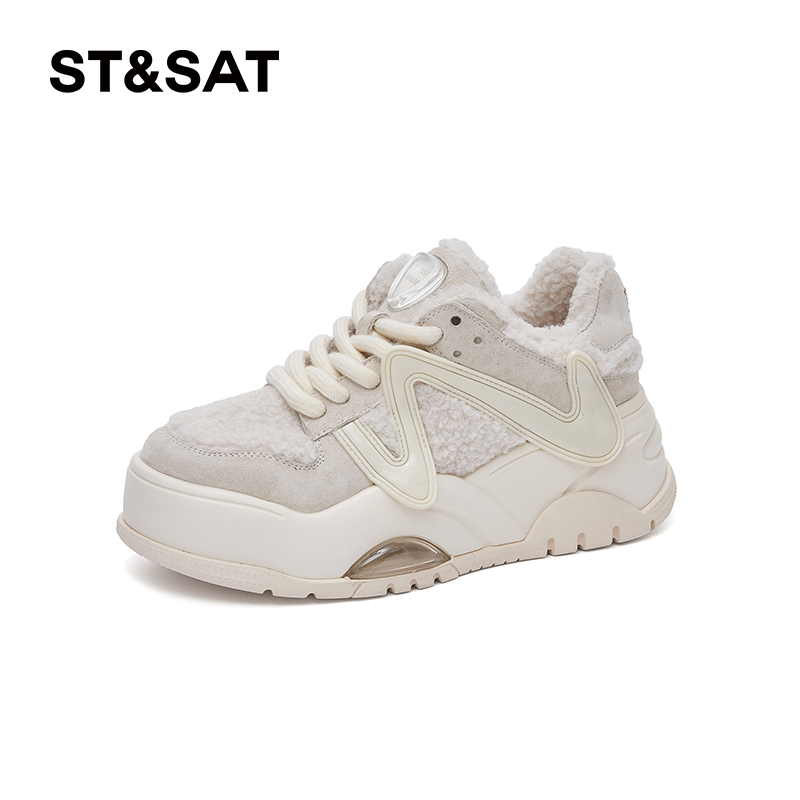 St&Sat/星期六厚底增高时尚百搭23新款潮流透气网红经典休闲鞋鞋