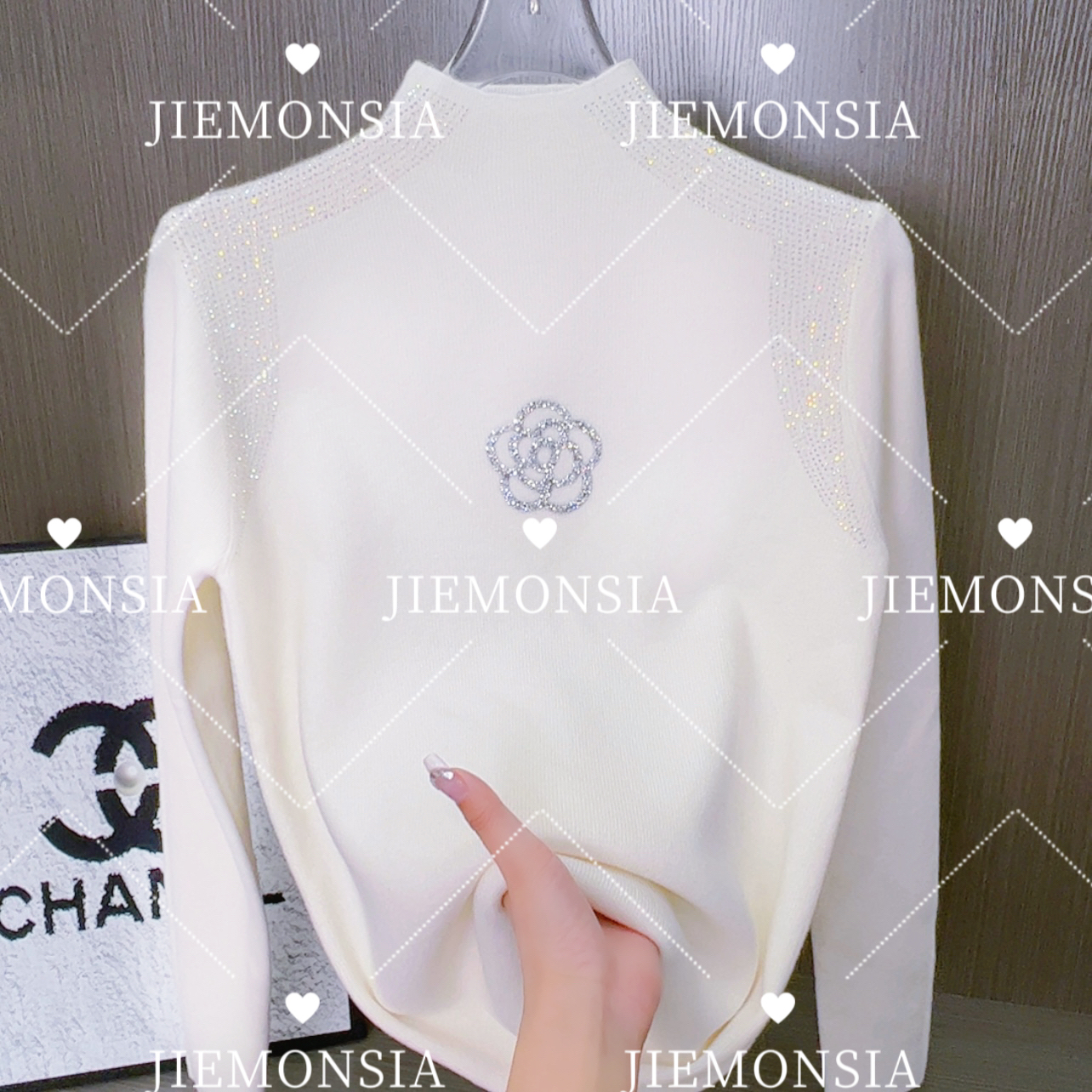 【宠粉专属】羊毛衫半高领【山茶花之恋】针织打底衫女款爆款2025新款