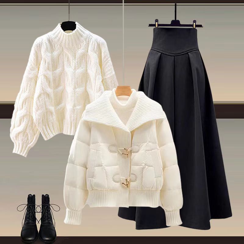 A321-A330女装外套毛衣休闲时尚百搭秋冬显瘦小香风气质洋气加厚