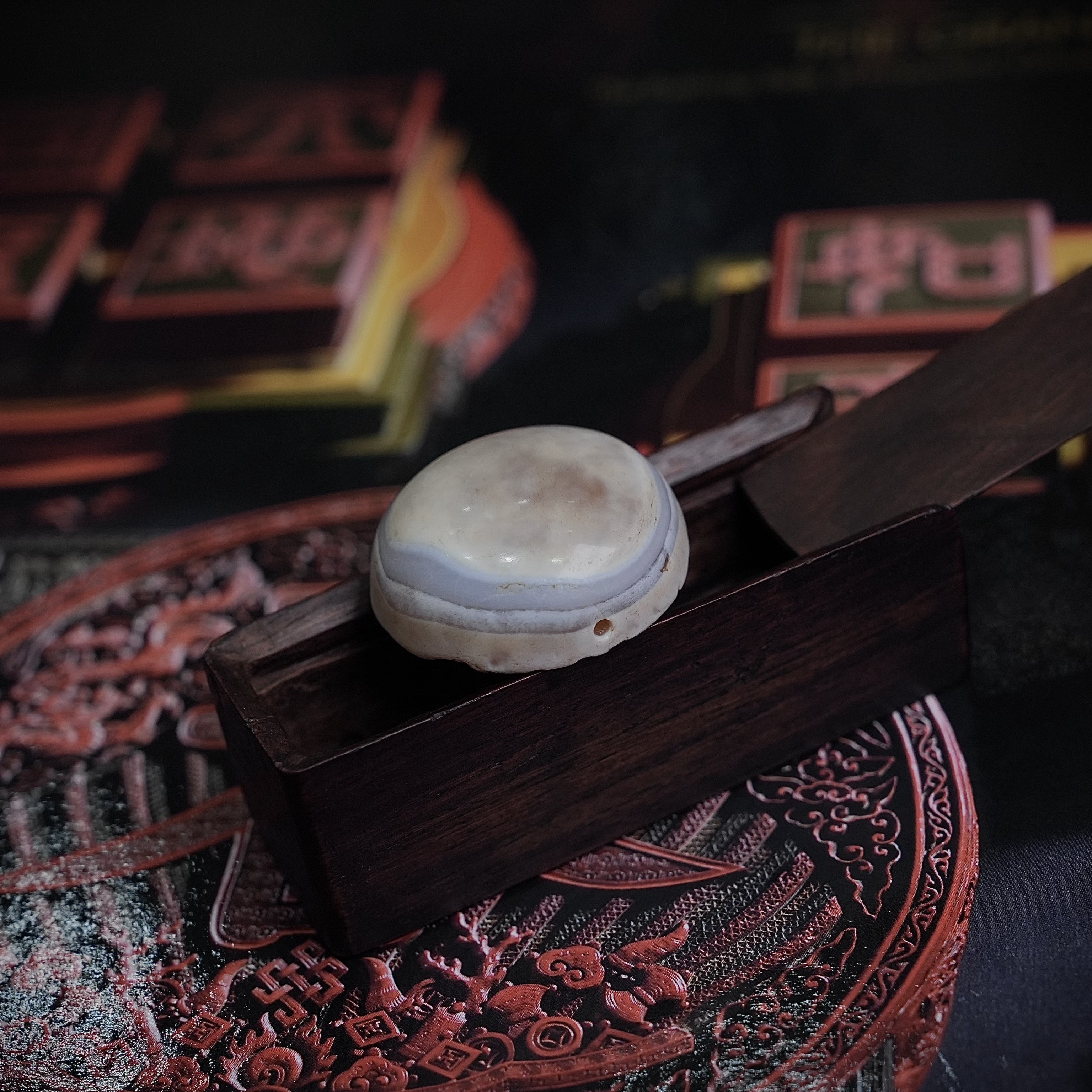 到代天然玛瑙板珠-满沁皮-支持评级入盒-大尺寸全品无伤无裂