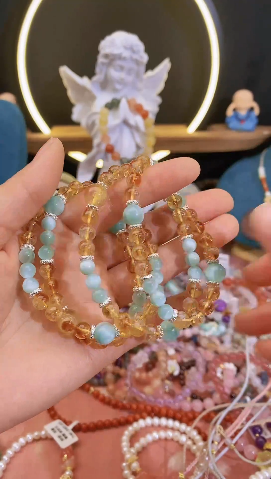 【闪购商品】黄晶手串未镶嵌A102