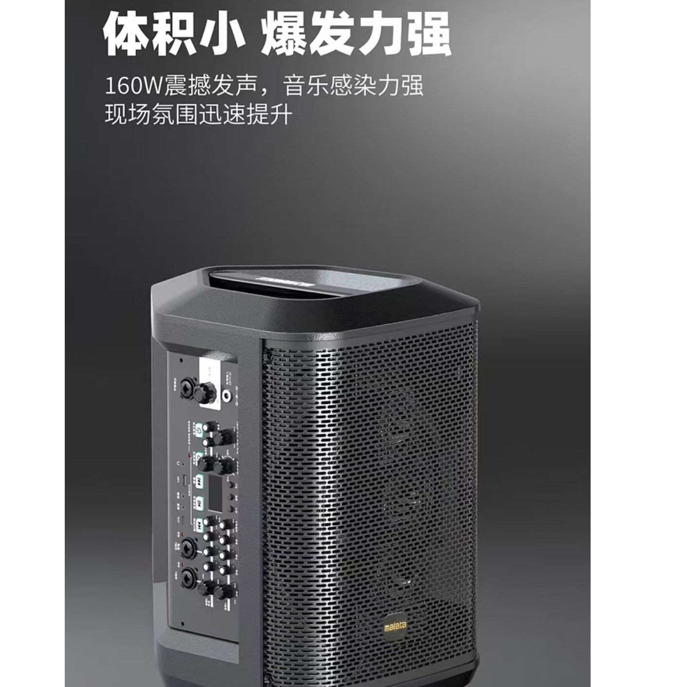 万利达音响星耀系列户外唱歌大功率声卡直播蓝牙音箱