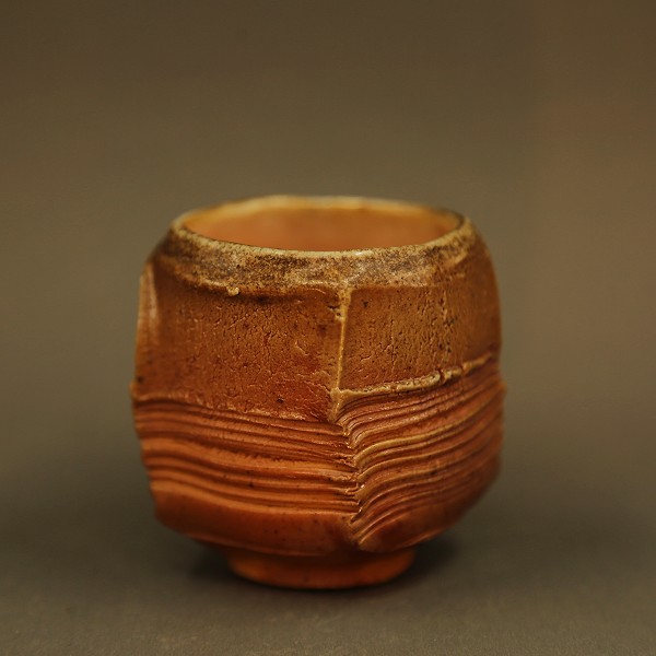 【草木堂】蒋马祥 原创纯手工 柴烧 主人杯手捏柴窑 茶杯茶具