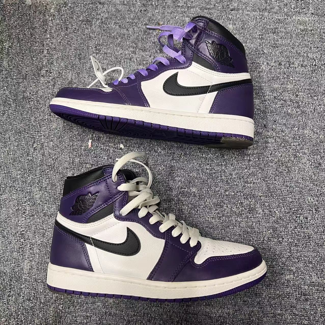 aj1白紫脚趾蓝球鞋/40码/市价1679/99新/二手无原盒