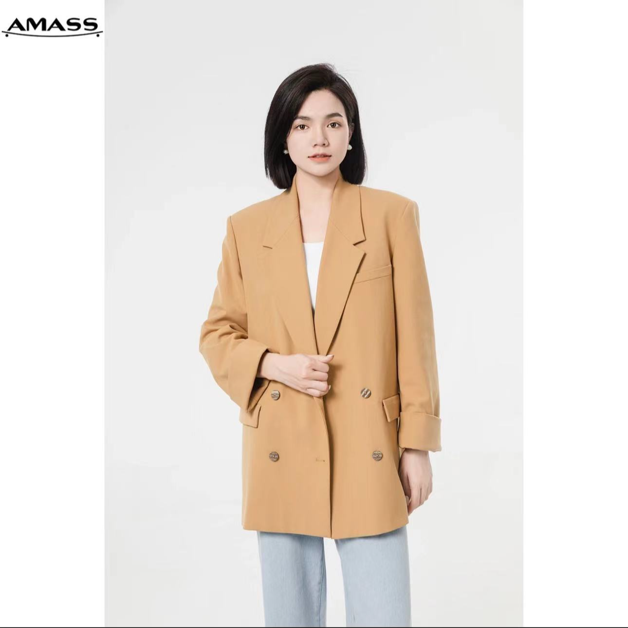 AMASS/阿玛施【主播自留】经典百搭简约潮流气质时尚西装5400568---