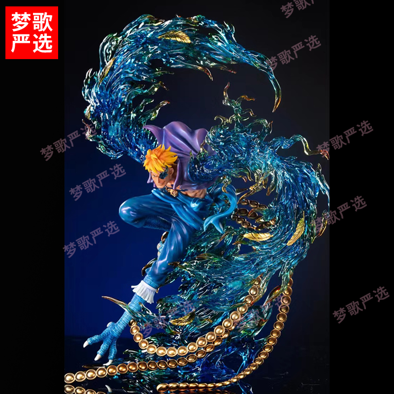 30cm飞翔马尔科不死鸟海贼王动漫礼品GK手办桌搭摆件