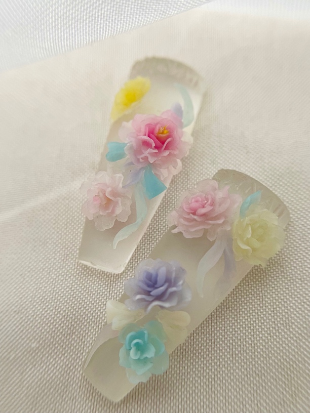 《繁花牡丹》意境美甲模具！已申请版权