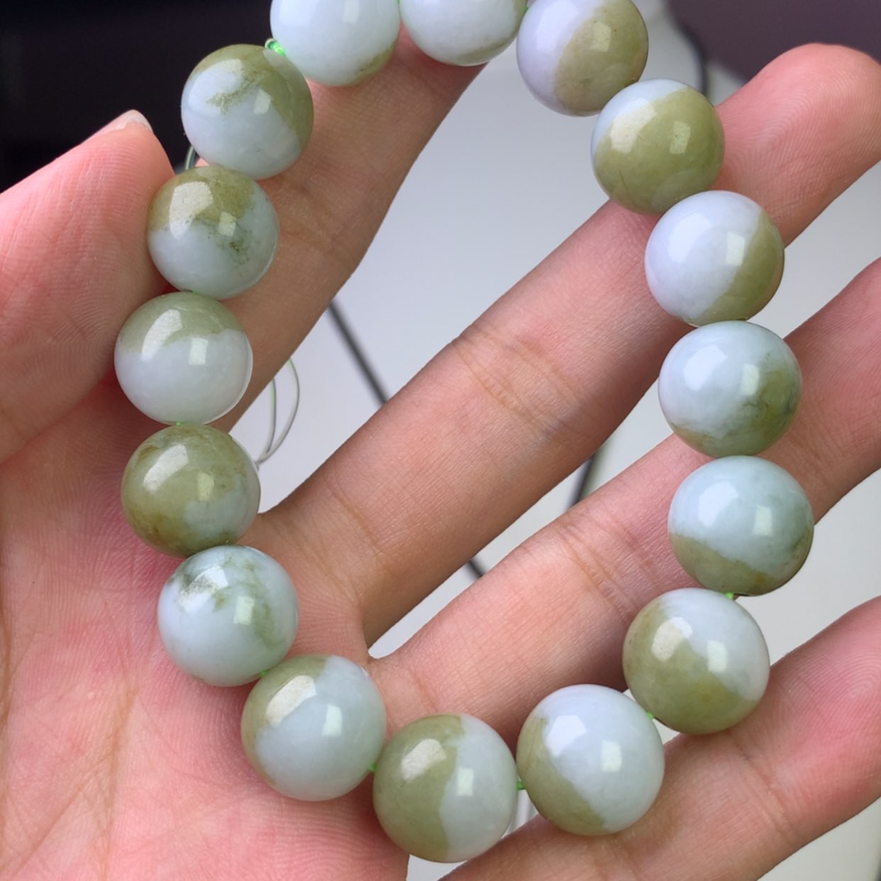【闪购商品】翡翠手链未镶嵌摆*i