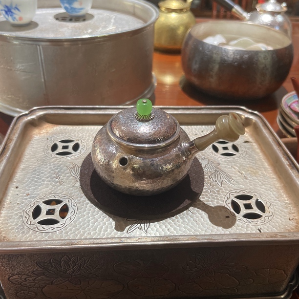 9999纯银泡茶壶 复古家用简约 纯手工 水壶