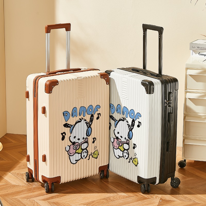 2023网红行李箱学生卡通女新款密码拉杆箱大容量个性高颜值旅行箱