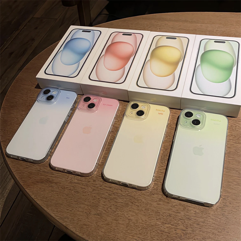 ins闺蜜款渐变适用iPhone13苹果15/14promax手机壳11高级12/X防摔
