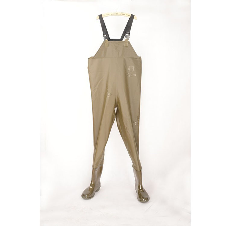 故乡行工程级下水裤钓鱼赶海户外透气捕鱼连体耐磨加厚PVC 防水裤