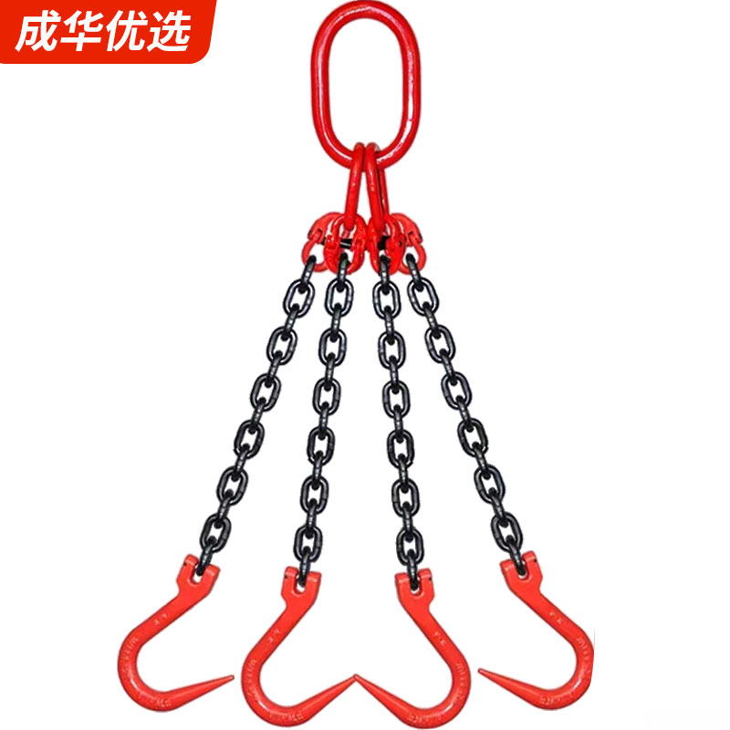 贺成优选4.7吨1.5米四腿羊角钢管钩1套包邮