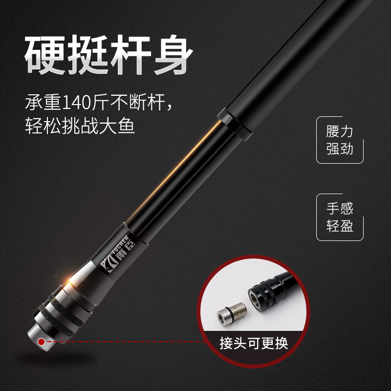 钓王李震雨臣飞花高碳支架抄网杆黑坑竞技钓鱼轻便超硬钓鱼装备