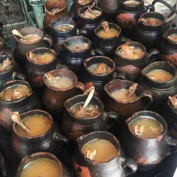 砂锅粥煲汤砂罐明火炖肉煎药老式粗土传统老卤瓦罐火砂锅吊缘之故