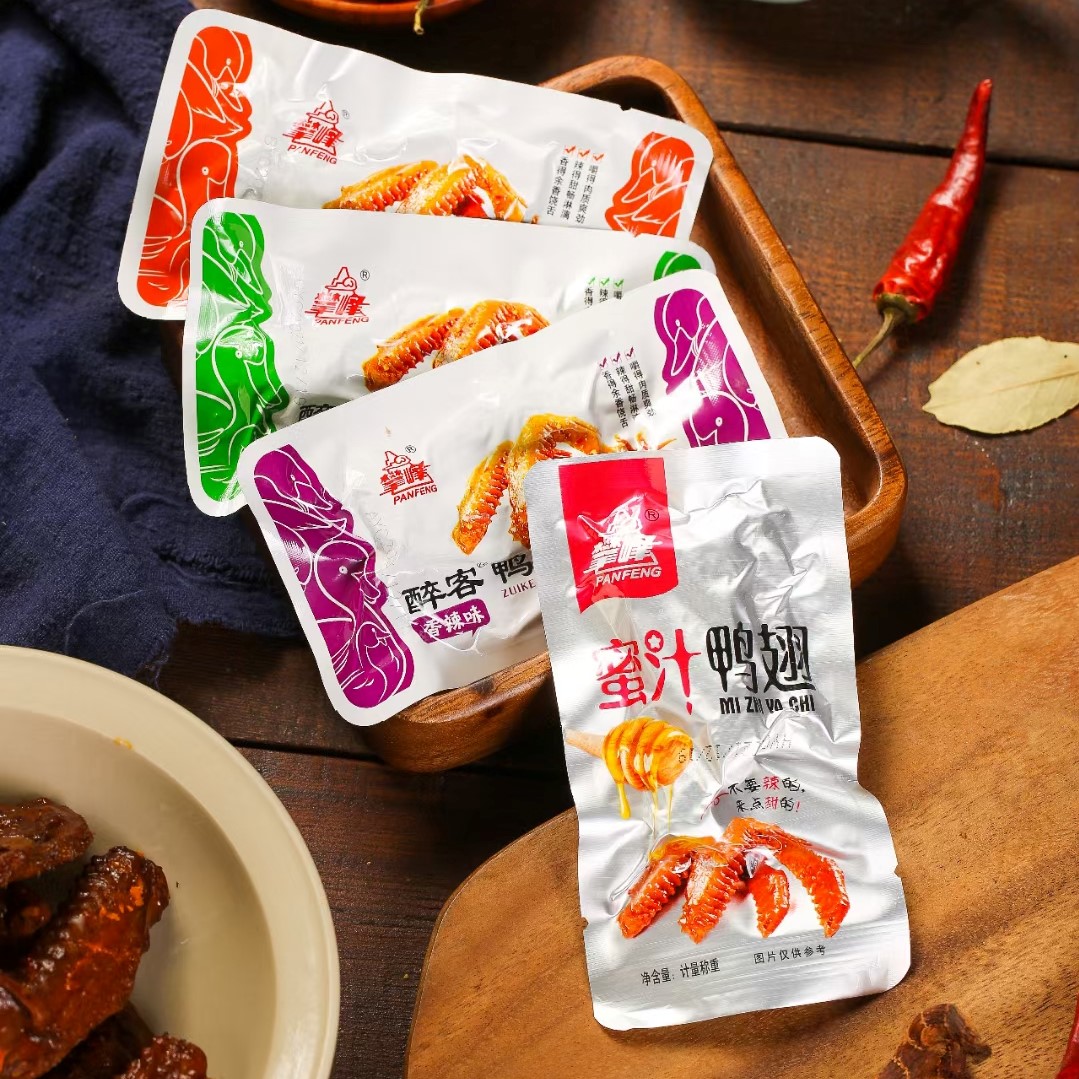 攀峰醉客鸭翅山东特产真空包装卤味休闲零食小吃小包装散装称重
