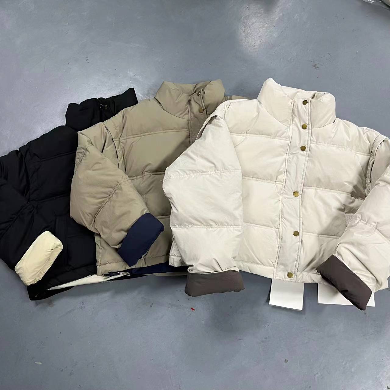 【叶子服饰】冬季新品短款时尚羽绒服605