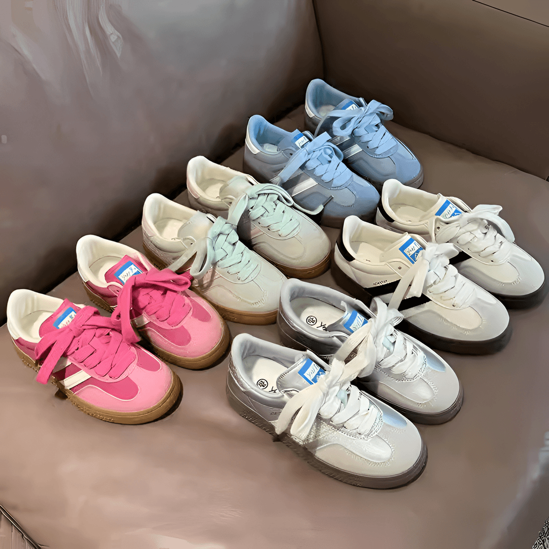 复古小众德训鞋女款2024夏季新款小白鞋学生轻便百搭运动休闲板鞋