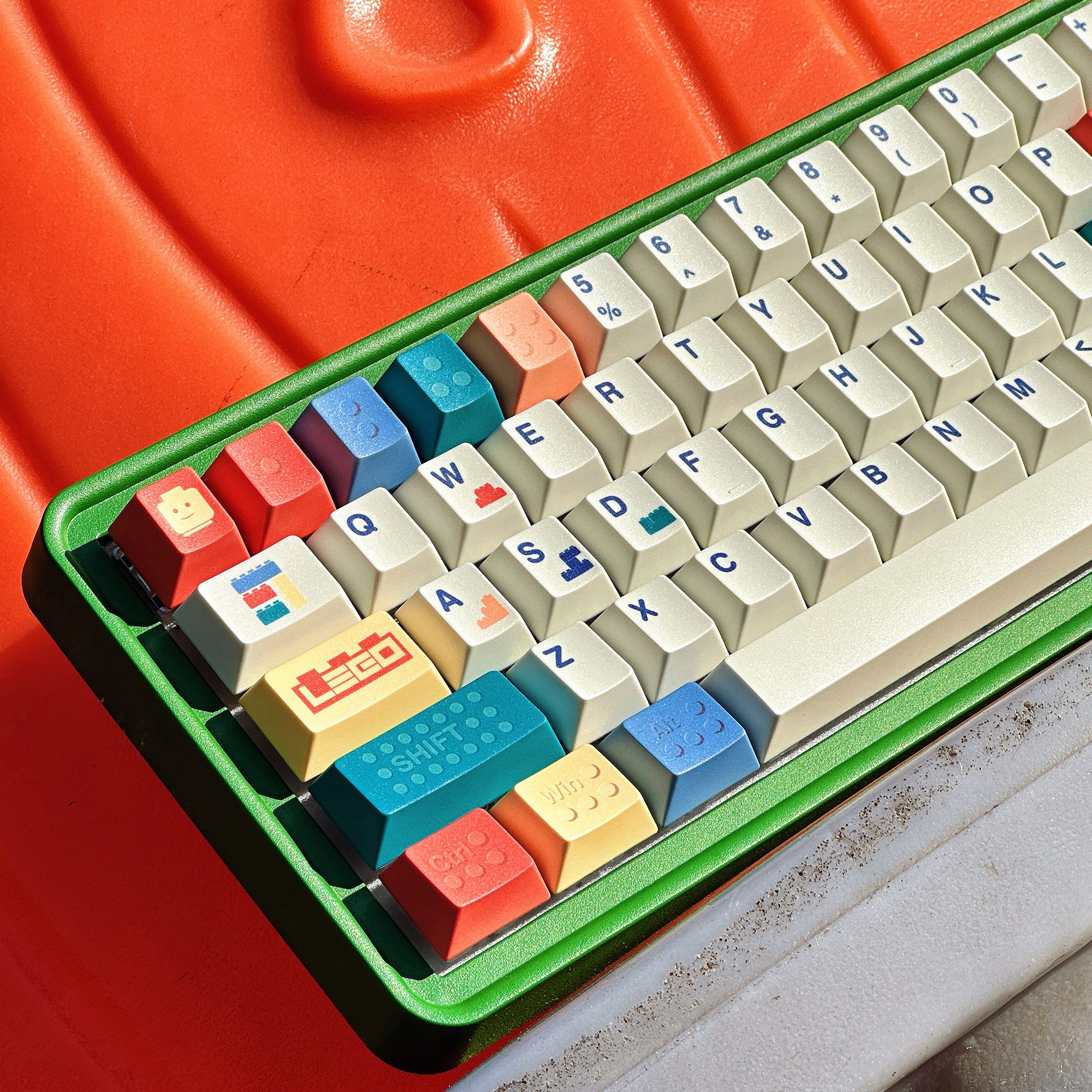Fkkeys积木键帽原厂高度pbt五面热升华个性客制化机械键盘键帽