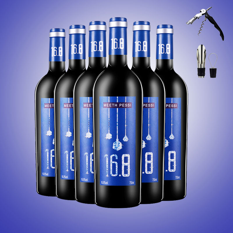【澳洲16.8度】米致·佩西干红葡萄酒750ml*6