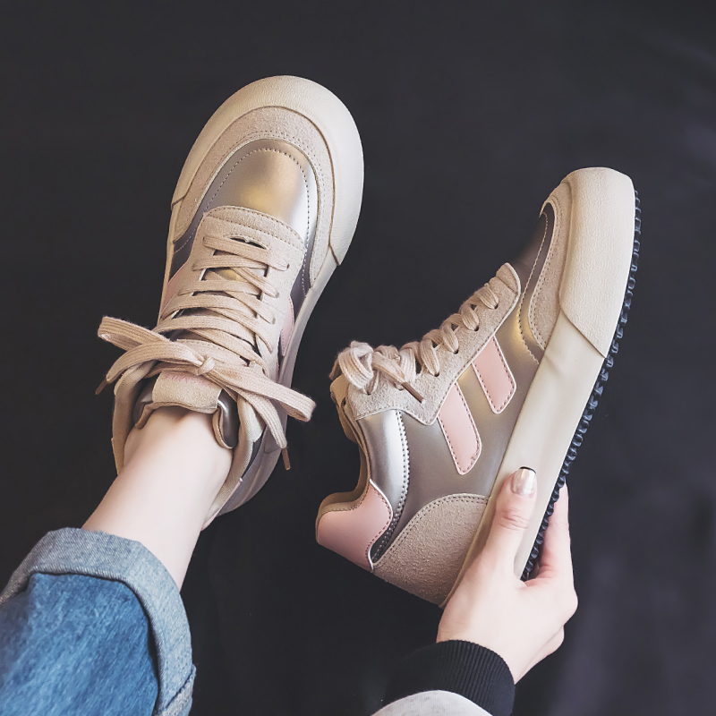 【Sai】"加绒与不加绒“秋冬新款高帮百搭2025厚底休闲风运动鞋板鞋