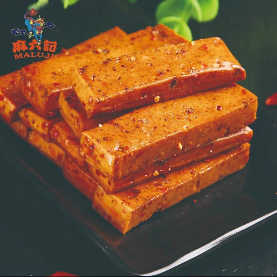 麻六记手磨解馋豆干入味大豆蛋白制品240g/包（麻辣味/五香味）