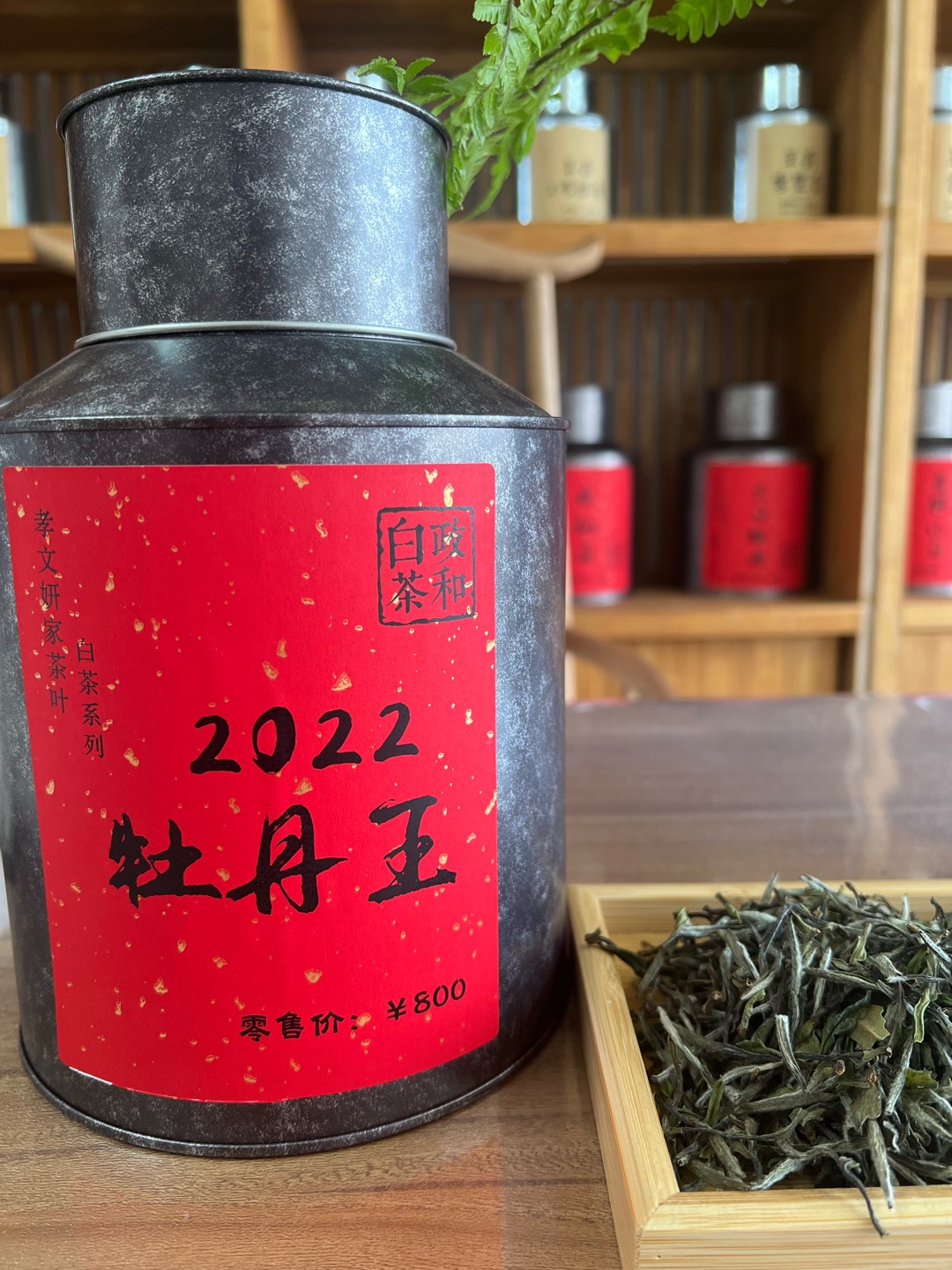 孝文妍家茶叶福建白茶政和白茶政和白牡丹2022年白牡丹王花香白茶