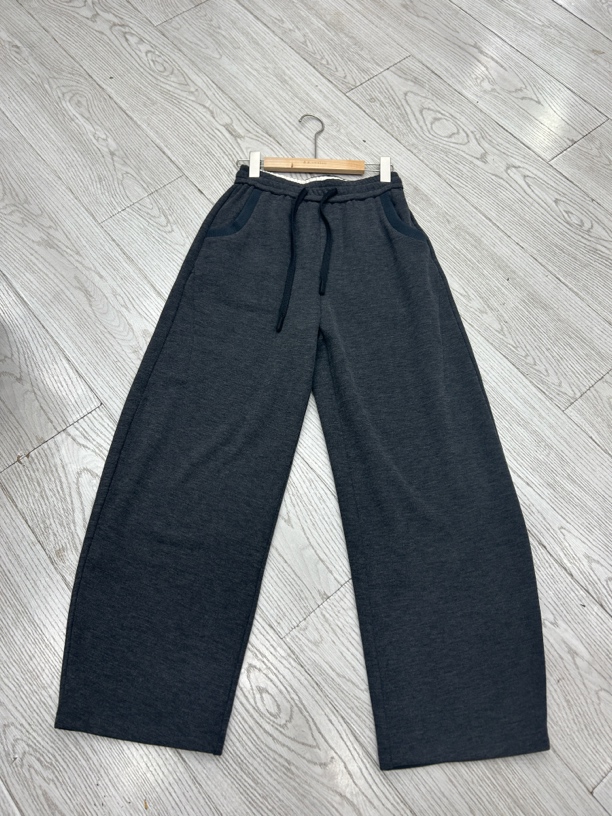 加绒加厚弯刀裤休闲裤显瘦百搭时尚宽松秋冬