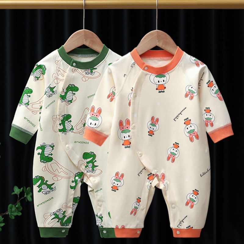 米多】保暖打底长袖洋气卡通小套装